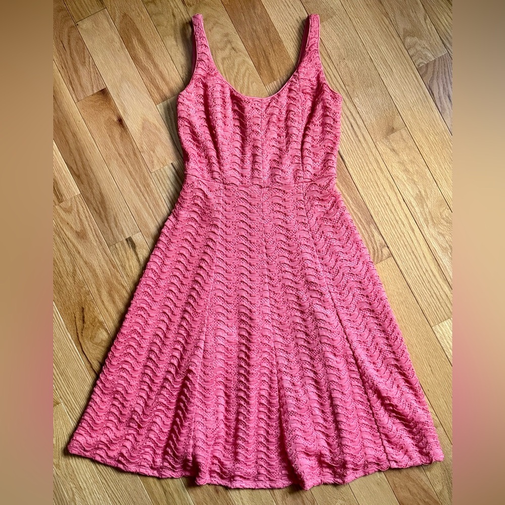 Luxe by Carmen Marc Valvo Dress, Sleeveless, Scoop Neckline, A-Line, Size 4